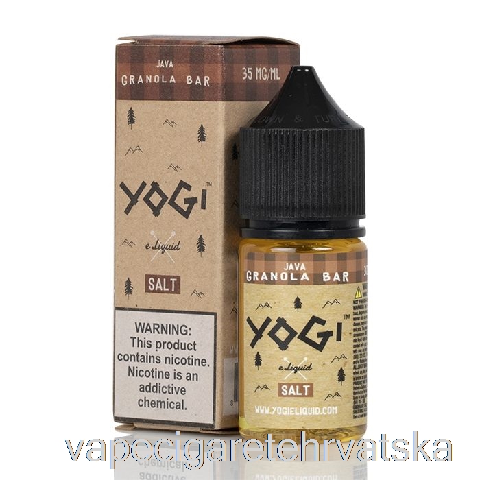 Vape Cigarete Java Granola Bar - Yogi Soli E-tekućina - 30ml 50mg